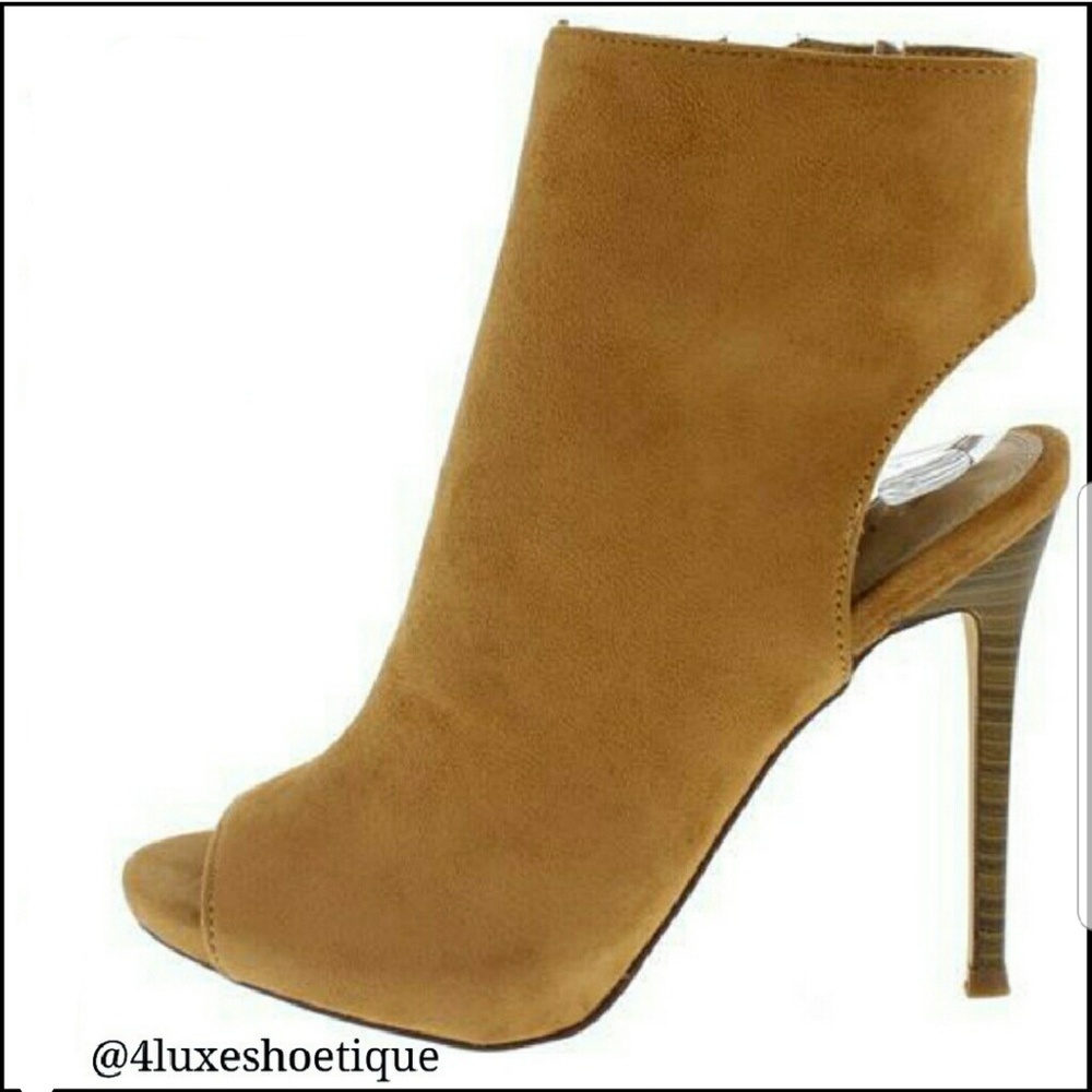 NEW Mules Camel Ankle Cuff Mule Booties